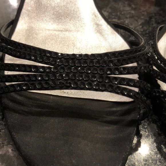 Black sparkle heels - Picture 2 of 5